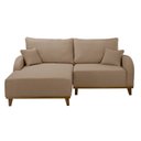 Ver imagem 4 de Sofá 2 Lugares com Chaise Lado Esquerdo 185cm em Linho Mercúrio Bege