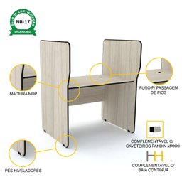 BAIA P/ ATENDIMENTO SIMPLES INICIAL PANDIN MAXXI - NOGUEIRA/PRETO EASI07 - 3