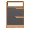 Ver imagem 2 de Mesa de Cabeceira 2 Gavetas sem Pés Doble