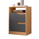 Ver imagem 7 de Mesa de Cabeceira 2 Gavetas sem Pés Doble