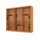 Ver imagem 4 de Guarda Roupa Casal Chile 100% Mdf 3 Portas de Correr