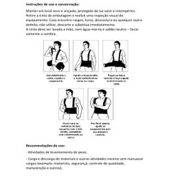 CINTA ERGONÔMICA - POSTURY - G - 6