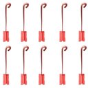 Ver imagem 1 de Kit 10x Ganchos Vermelho Multiuso 23cm