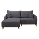 Ver imagem 5 de Sofá 2 Lugares com Chaise Lado Esquerdo 185cm em Veludo Mercúrio  