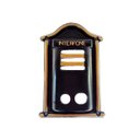 Ver imagem 1 de Protetor Interfone Caixa de Alumínio Fundido Ouro 21x14x6cm