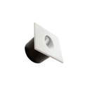 Ver imagem 1 de Kit 4 Embutido Led 3w Balizador Parede Quadrado Quente - Branco - Preto