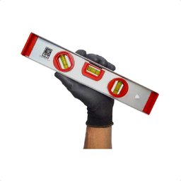 Nível de Alumínio 30cm 3 Bolhas Profissional - 4