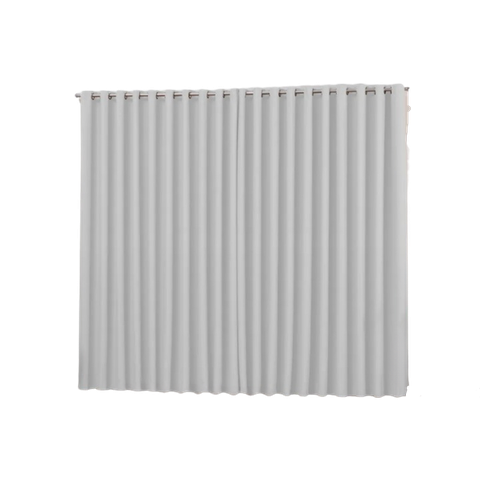 Cortina Blackout 100% Tecido 2,80x2,30 Para Trilho Suíço:Gelo