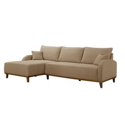 Sofá 3 Lugares com Chaise Lado Esquerdo 250cm em Linho Mercúrio - 2