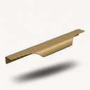 Ver imagem 7 de Kit 30 Puxador Wave Cava para Porta Gaveta de Alumínio 200mm - Ouro