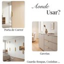 Ver imagem 5 de Kit 30 Puxador Wave Cava para Porta Gaveta de Alumínio 200mm - Ouro
