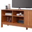 Ver imagem 3 de Rack Bancada Holanda 185cm Cinamomo para Tv até 60” - Permóbili