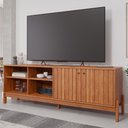 Ver imagem 2 de Rack Bancada Holanda 185cm Cinamomo para Tv até 60” - Permóbili