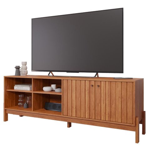Rack Bancada Holanda 185cm Cinamomo para Tv até 60” - Permóbili