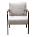 Ver imagem 2 de Kit 04 Poltronas Decorativas Jade para Sala de Estar, Recepção - Suede Bege