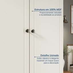 Conjunto Dormitório 1 Cama Solteiro 1 Guarda-roupa 2 Portas Ananda Cabecasa Madeiramadeira - 9