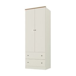 Conjunto Dormitório 1 Cama Solteiro 1 Guarda-roupa 2 Portas Ananda Cabecasa Madeiramadeira - 16