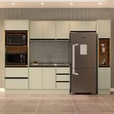 Ver imagem 1 de Cozinha Completa Koya 10 Portas 4 Gavetas 40250037 Verde Oliva - Politorno