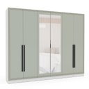 Ver imagem 2 de Guarda Roupa 6 Portas e 4 Gavetas com Espelho Valência
