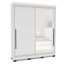 Ver imagem 2 de Guarda-Roupa 2 Portas de Correr e 2 Gavetas com Espelho Valência