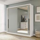 Ver imagem 1 de Guarda-roupa 2 Portas de Correr e 2 Gavetas com Espelho Valência