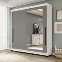 Ver imagem 1 de Guarda-Roupa 2 Portas de Correr e 2 Gavetas com Espelho Valência