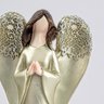 Anjo Dourado Rendado 21x9x6cm Estátua Decorativa - 3