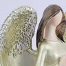Anjo Dourado Rendado 21x9x6cm Estátua Decorativa - 6