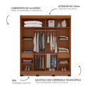 Ver imagem 5 de Guarda-Roupa 2 Portas de Correr 2 Gavetas com Espelho Valência