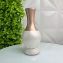 Ver imagem 3 de Vaso centro de mesa garrafa na cor cobre de cerâmica moderno