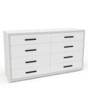 Ver imagem 2 de Cômoda 8 Gavetas Valência Branco