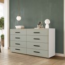 Ver imagem 1 de Cômoda 8 Gavetas Valência