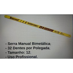 Serra Bimetal Unique, 32 Dentes, 10 Unidades - Starret Starrett Bs1232 - 3