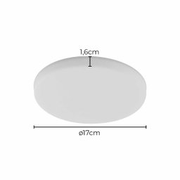 Painel Led Infinity de Embutir ou Sobrepor Redondo 24w Luz Quente 3212 St2876 - 2