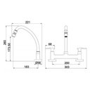 Ver imagem 2 de Misturador Lorenzetti Lorenone 1256c29 Cromado 26cm Cozinha