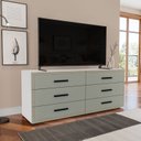 Ver imagem 1 de Cômoda 6 Gavetas 611x150,1x46 Cm Valência