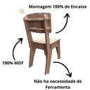 Ver imagem 3 de Cadeira Infantil de Encaixe em Mdf para Brincar e Refeição