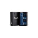 Ver imagem 1 de Conjunto Garrafa Térmica MS702 500ml Vacuum Flask Set com 3 Xícaras:Azul