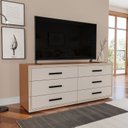 Ver imagem 1 de Cômoda 6 Gavetas Móveis 150,1cm 63,1cm 46cm Valência