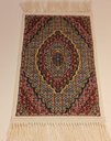 Ver imagem 1 de Tapete Clássico Oriental Mahi Bege 60x40 cm Tipo Persa