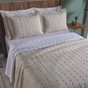 Ver imagem 3 de Cobre Leito King Decor Bordado 200 Fios 3 Peças - Avela