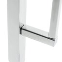 Ver imagem 4 de Papeleira de Chao Quadrada com Reserva L em Aco Inox - 4027