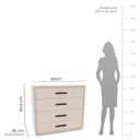 Ver imagem 3 de Cômoda 4 Gavetas Valência