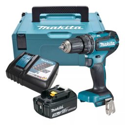Parafusadeira/furadeira de Impacto Makita Dhp485rf1j com Bateria 18v 3.0ah Carregador Bivolt e Malet - 1