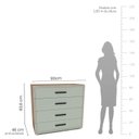 Ver imagem 3 de Cômoda 4 Gavetas Valência