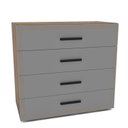 Ver imagem 2 de Cômoda 4 Gavetas Valência