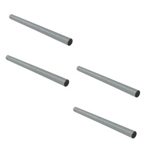 Kit 4 Suportes de Pia Tubo Redondo para Chumbar 60 Cm - Nv456rdp