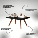 Ver imagem 4 de Mesa Centro Decoração Ambiente Sala Mdf Apoio Moderno:preto