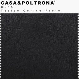 Poltrona Para Escritório Maia Base Alumínio Corano Preto - CasaePoltrona - 5
