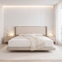 Ver imagem 1 de Cama Casal Viena Design Contemporâneo, Cabeceira Confortável e Estrutura Robusta